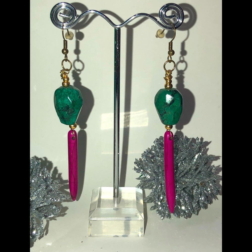 Beautifully hand wired earrings!